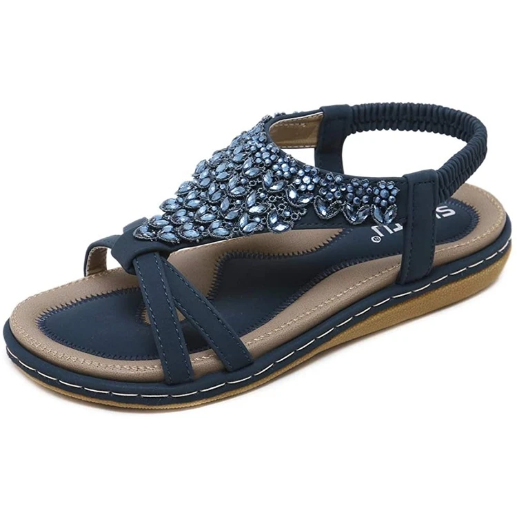 

New model customized Sandals Women Summer Shoes Comfortable Flat Sandals