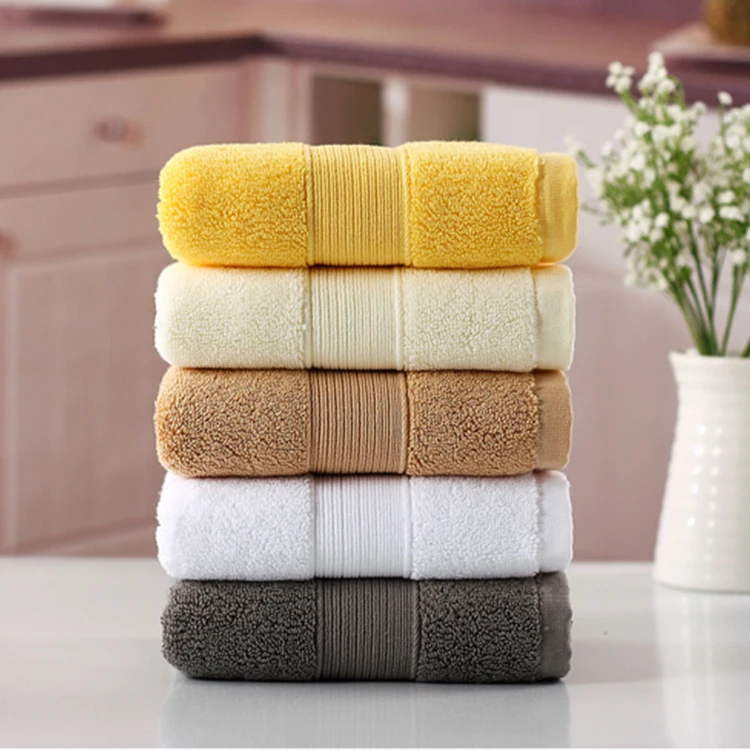 
Factory Price Wholesale Bath Towels 100% Cotton Luxury Hotel, Hotel Bath Towels, Solid Color Long Terry Bath Towel Sets 