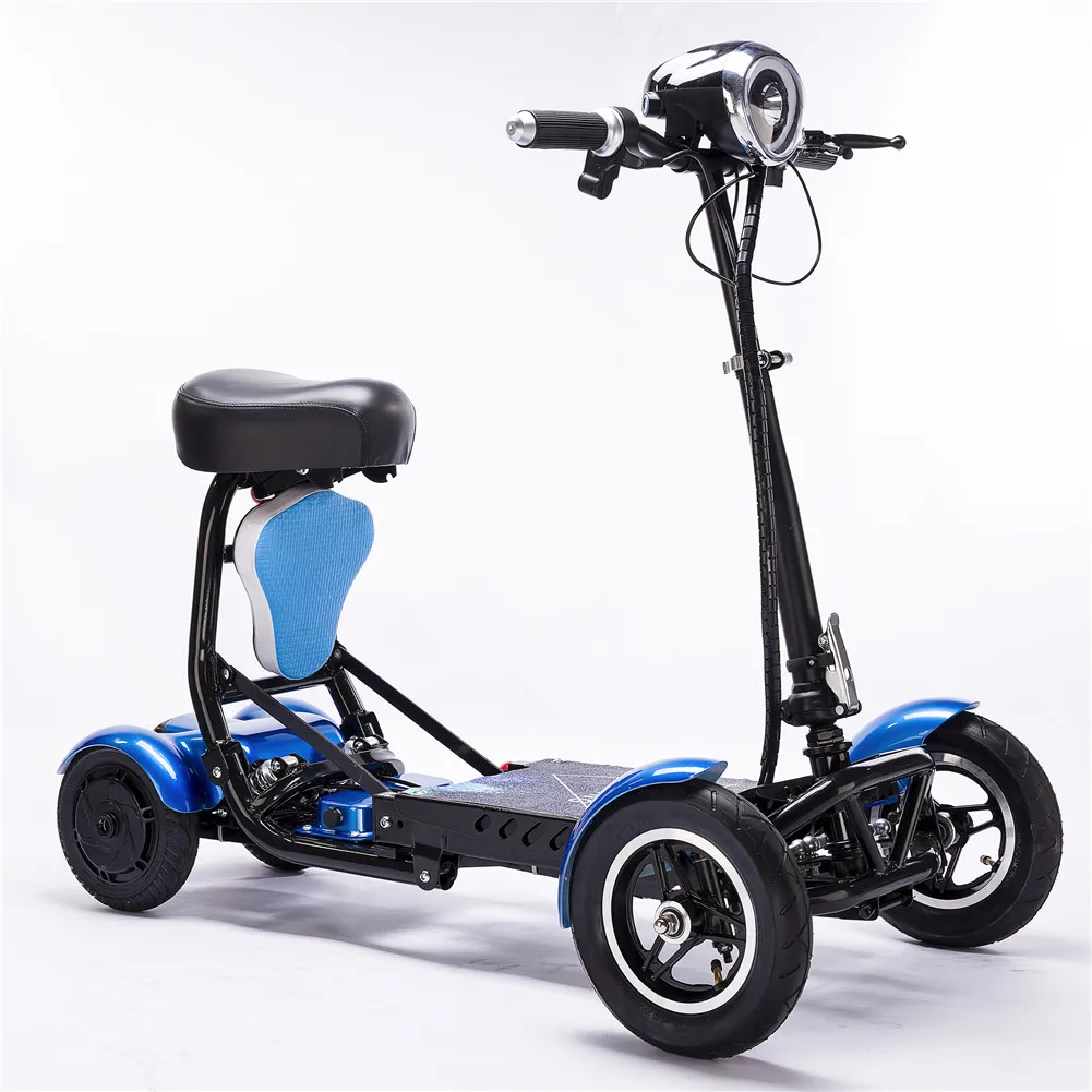 

4 wheel mobility Mini pedal foldable electric scooter kids cheap electric scooter, Open