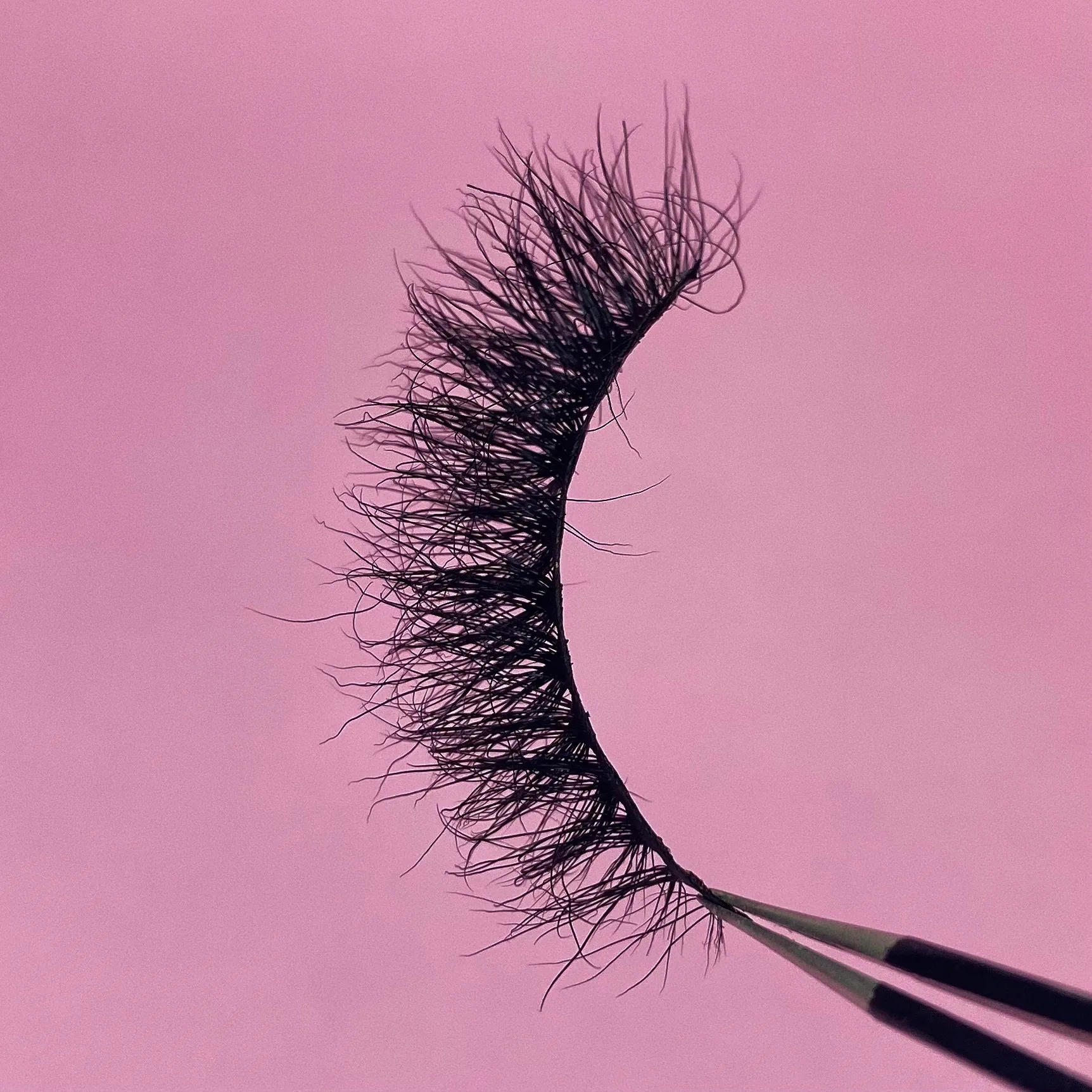 

Fluffy curly lashes natural wispy eyelashes 5d mink lashes vendor, Black