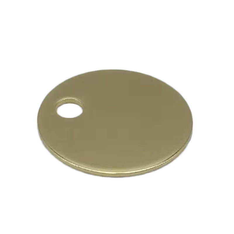 
Custom Made Brass, Copper / Metal Hang Tag With Brand Logo For Bag 