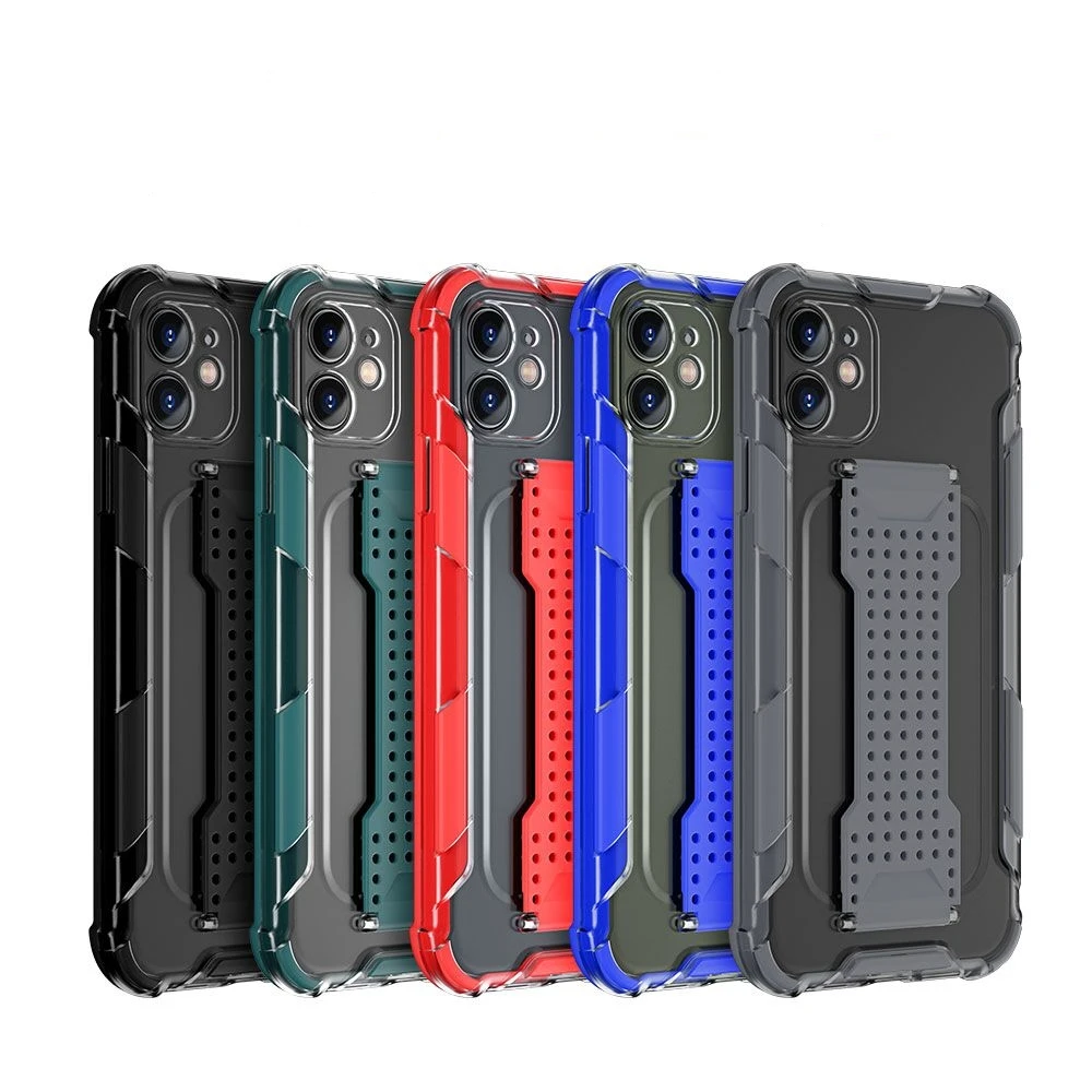 

Transparent Hand Wrist Strap Cover For iphone 12 Wristband Phone Case, 5 colors