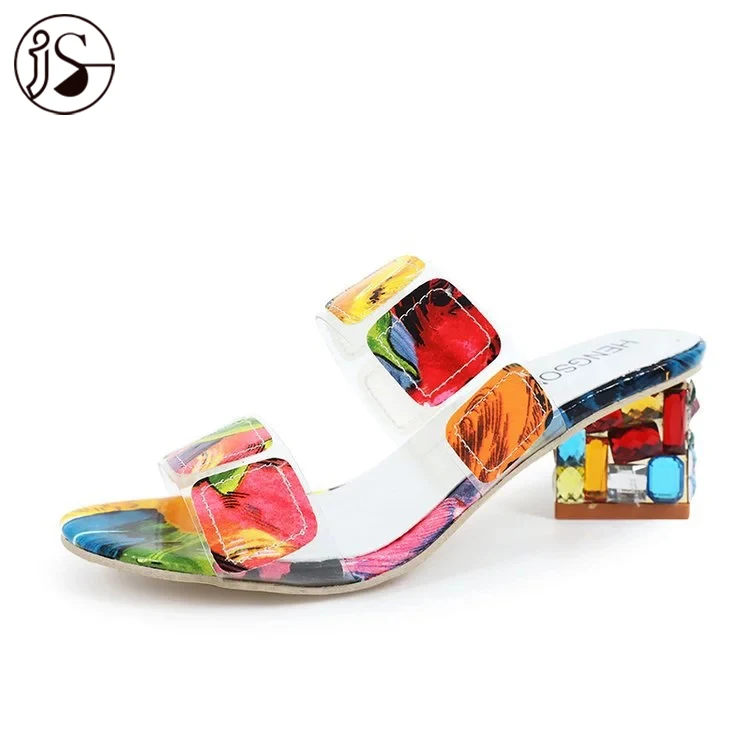 

Floral Design and Color Matching shoes for women beach slippers Women's Slippers, Picture