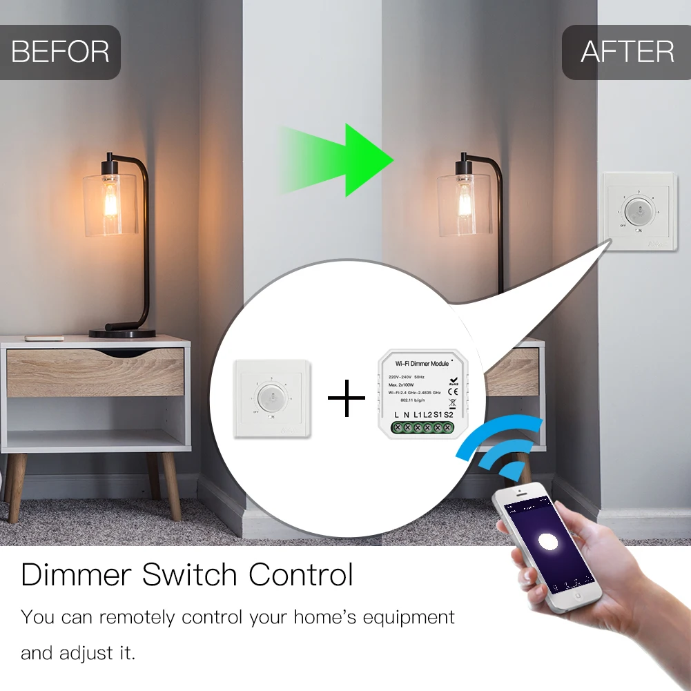 2 way wifi dimmer switch