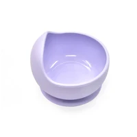 

Baby Toddlers Feeding Dishes Non-Stick Flexible Easy Clean Silicone Tableware Sucker Bowl With Suction Cup