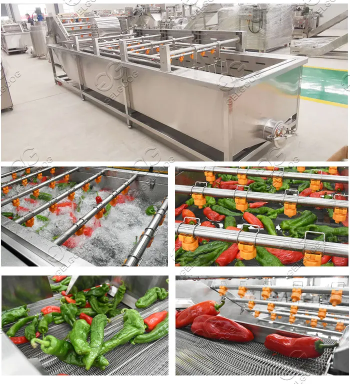 Chili Pepper Washing Machine, Pepper Cleaning Machine, Chili Washer