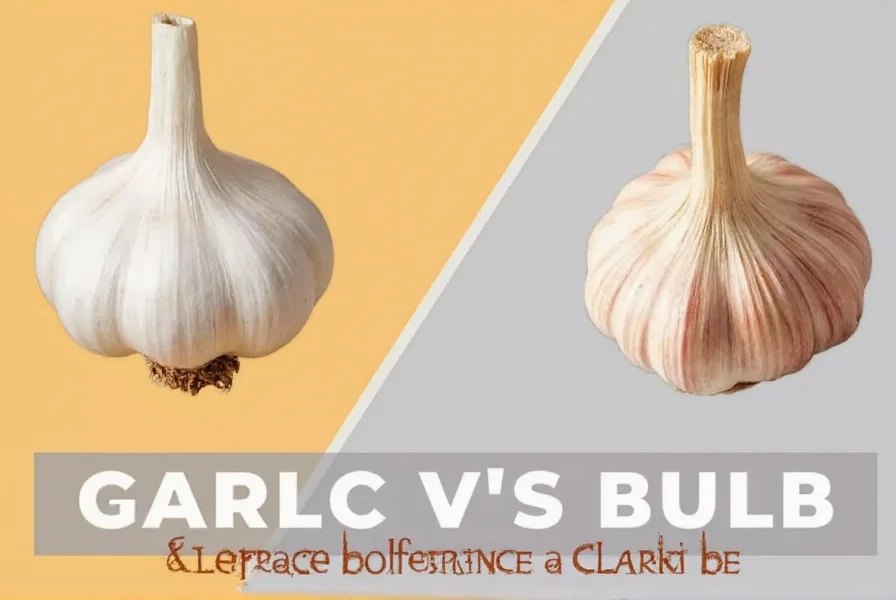 Diagram showing garlic bulb structure with individual cloves
