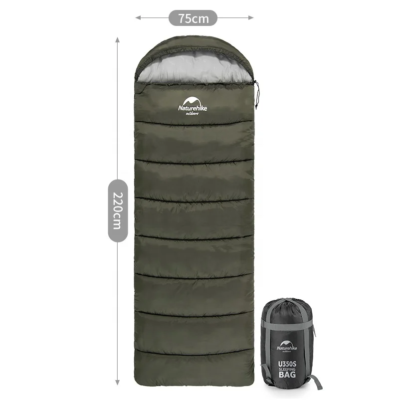 

Naturehike outdoor travel 3 season U150 polyester envelope sleeping bag for camping