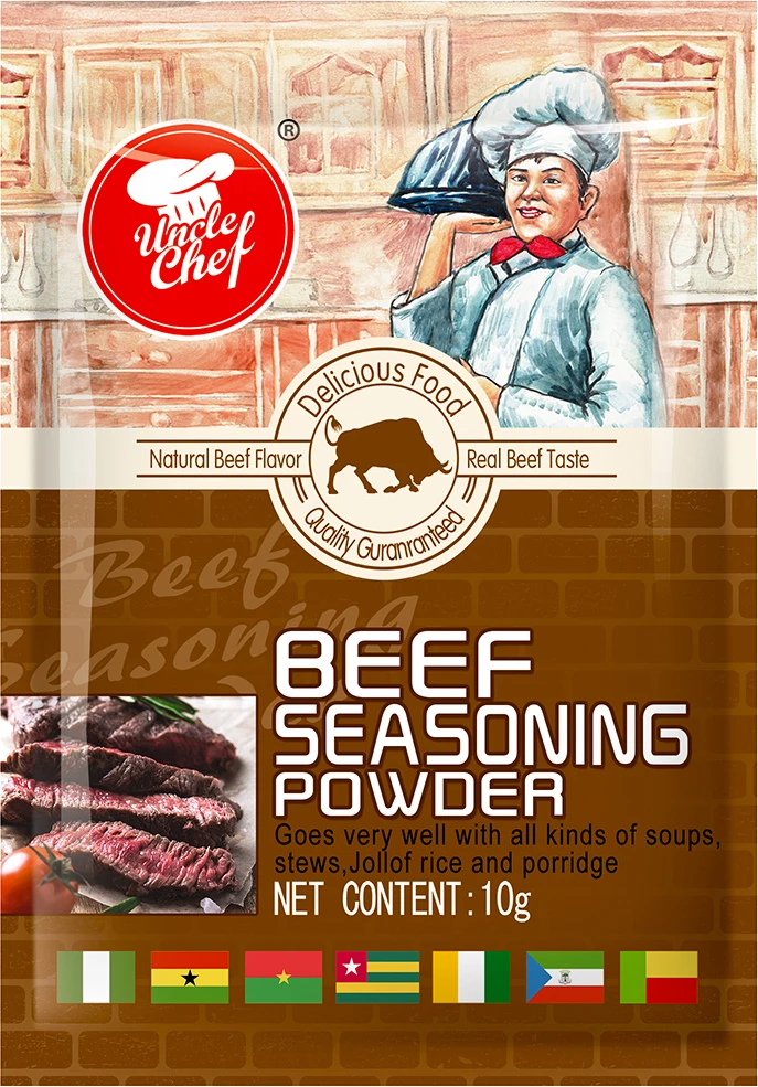 10gx600bags Sequent Bag Halal Beef Flavor Powdered Seasoning Dried Beef
