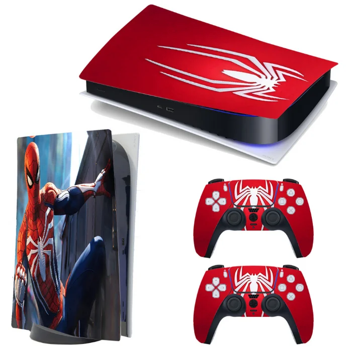 

Custom New ps5 Vinyl Skin sticker and template for ps5 console and controller