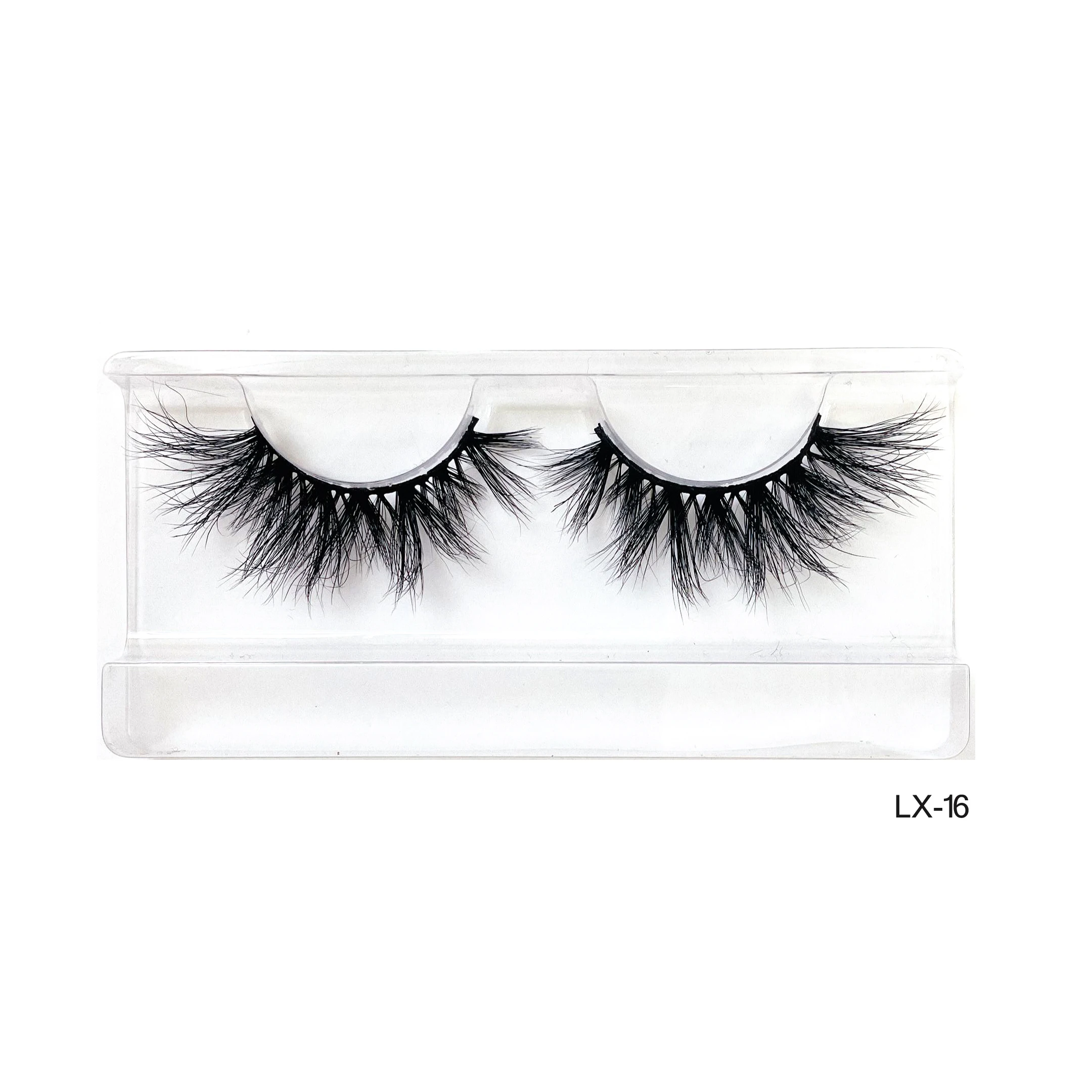 

Hot sale customized boxes packaging mink eyelashe, Black color