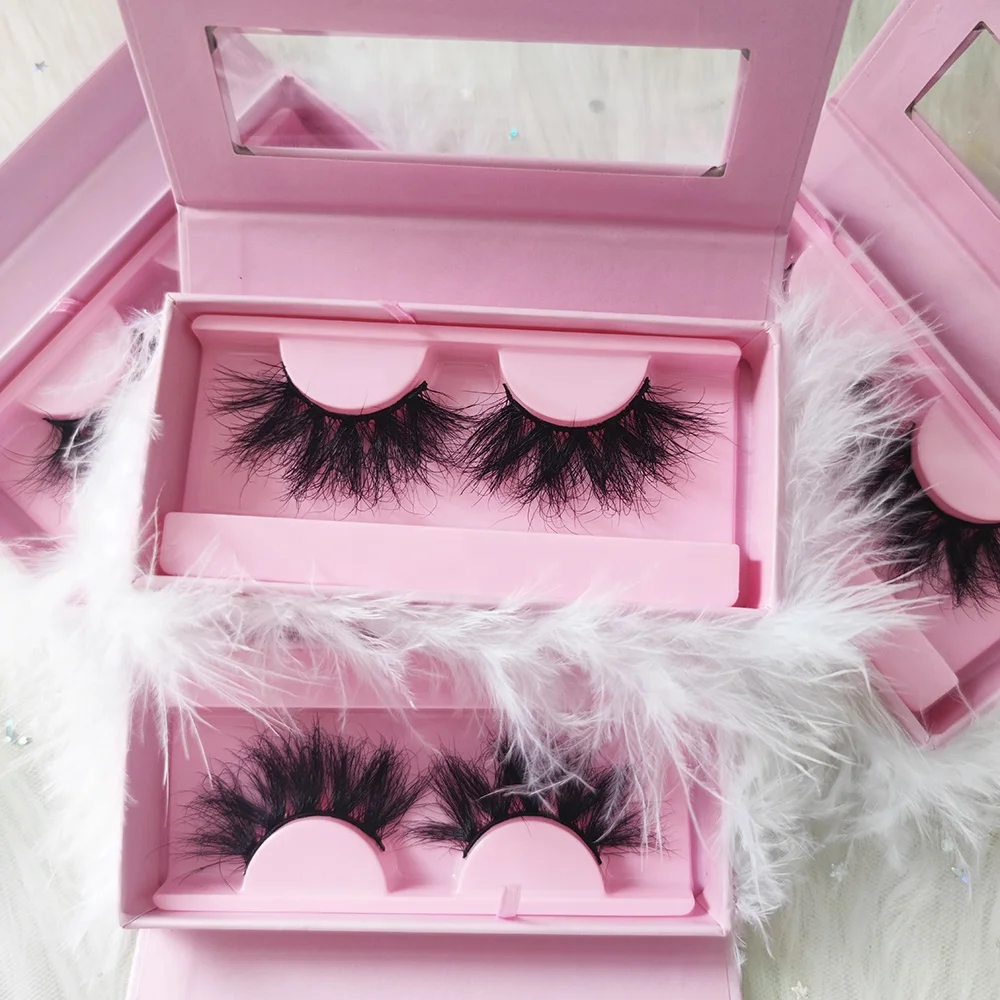 

mink eyelashes and packging 5d siberian wholesale 3d 25mm mink bulk lashes best quality 3d 25mm mink lashes, Natural black false eyelashes