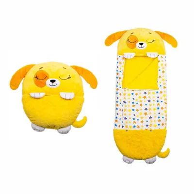 
Happy Nappers cartoon sleeping bag children nap blanket animal sleeping pillow bag 