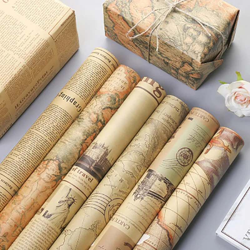 

INUNION decorative Newspaper craft paper newspaper wrapping paper