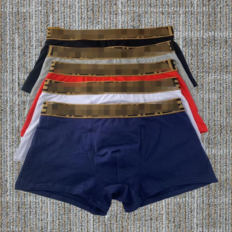 

Fashion Designer Cotton Knitted Breathable Underwear Mens Boxers Shorts Briefs