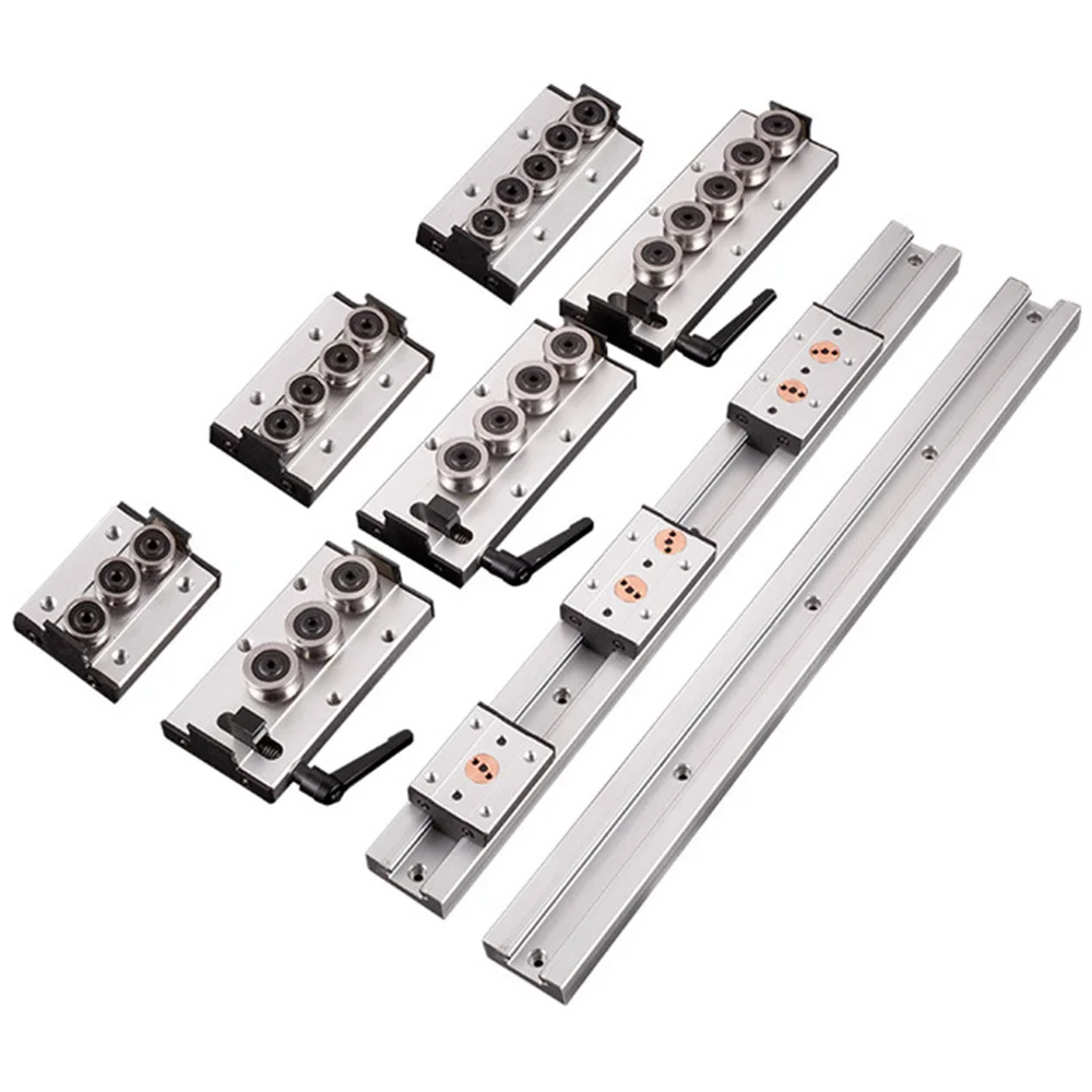 

SGR10 Rectangle Wheel Linear Guide Rail Width 32mm 200-1500mm Length With SGR10-3 4 5UU Wheel Slide Block for CNC Parts