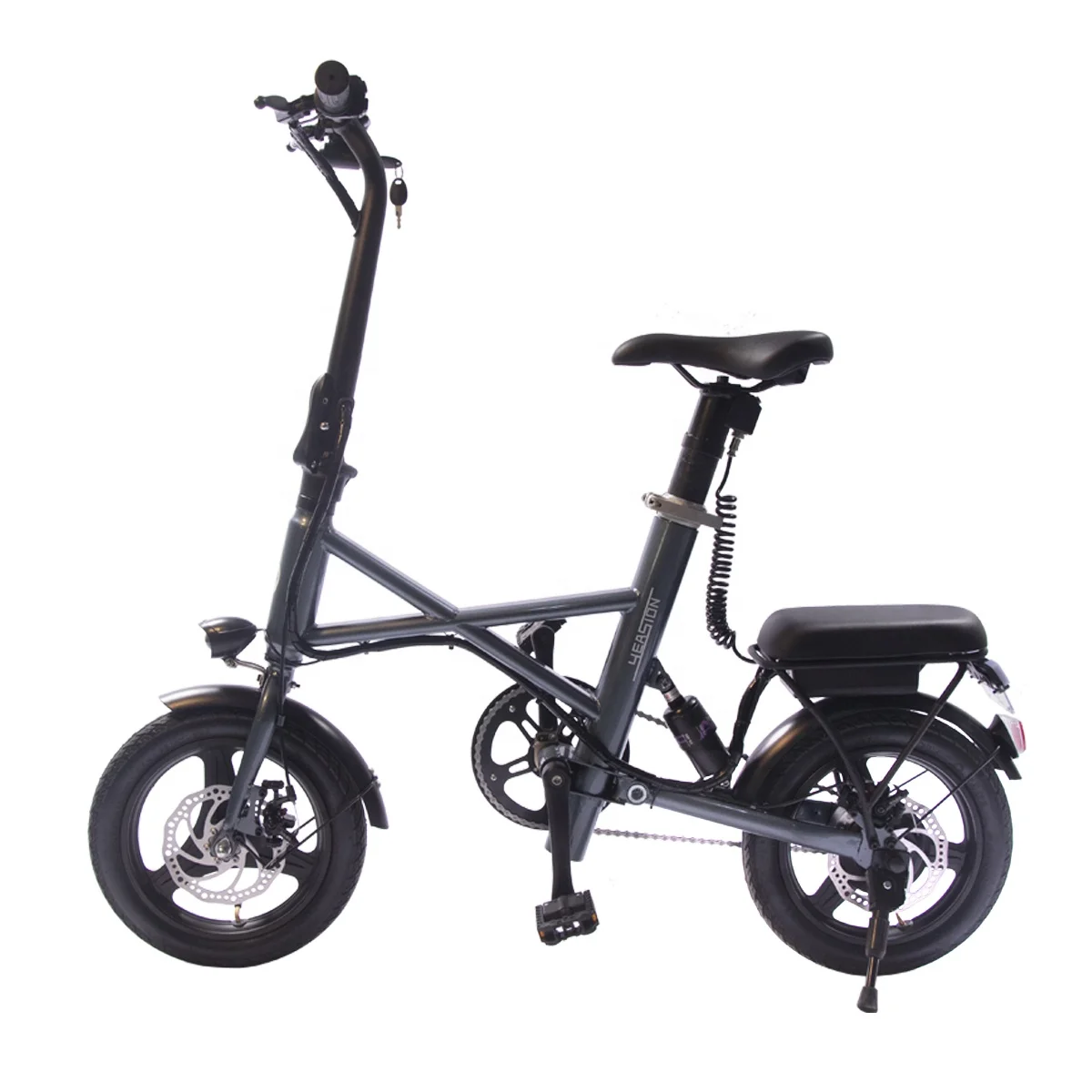 

YEASIONWD Free Shipping 14"X1.95 Wheel 350W Motor eBike 7.8Ah Lithium Battery Mini Electric Bicycle Folding City Electric Bike