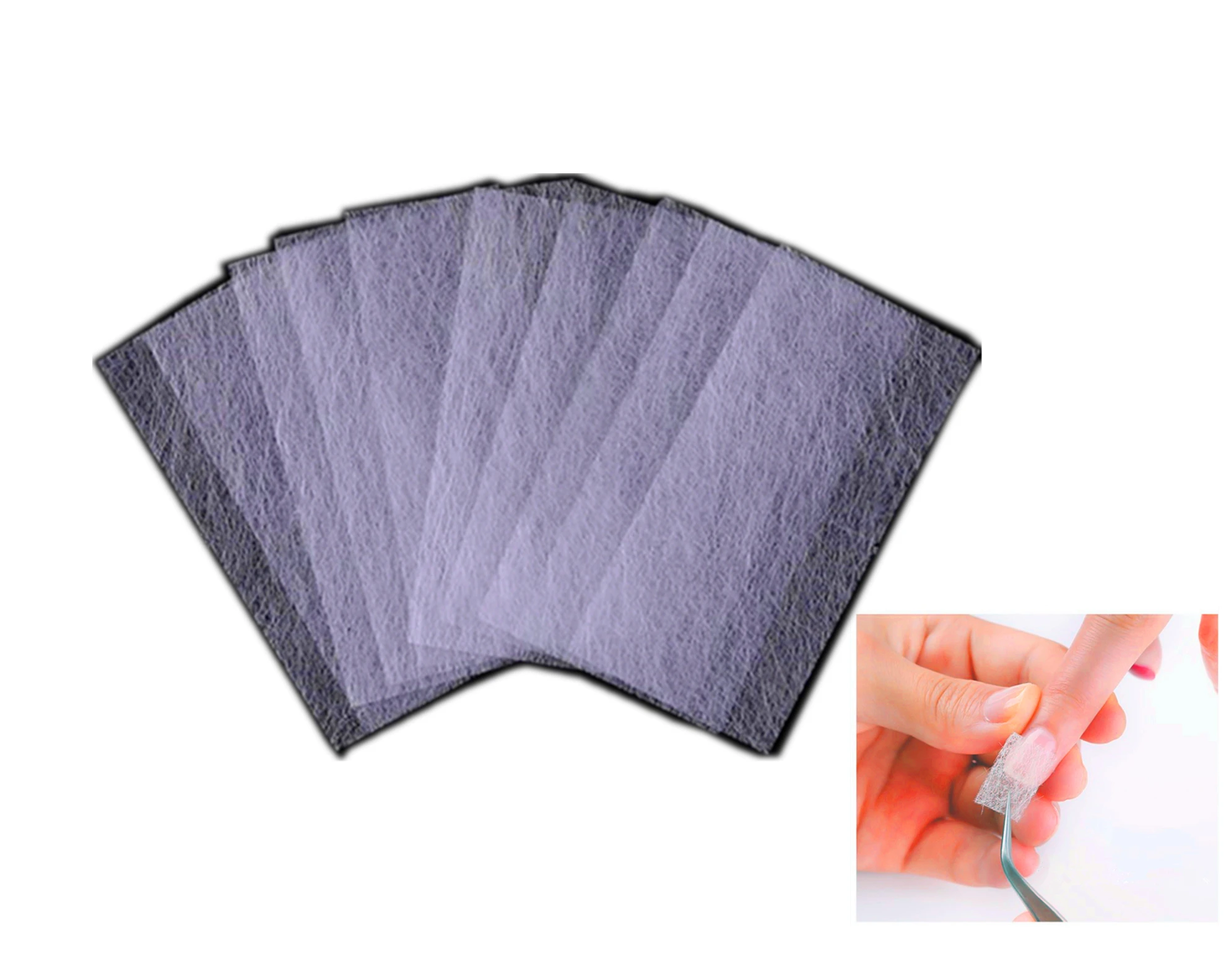 

Hot sale nail lengthened fiber nail gel 20 pieces-nail extension tool