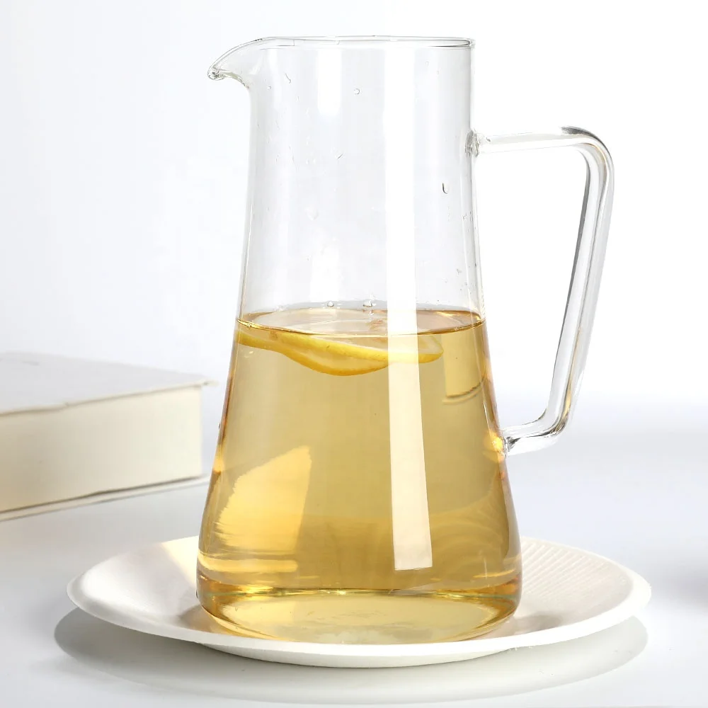 

Hot sale borosilicate heat-resistant glass pitcher pitcher glass, Transparent