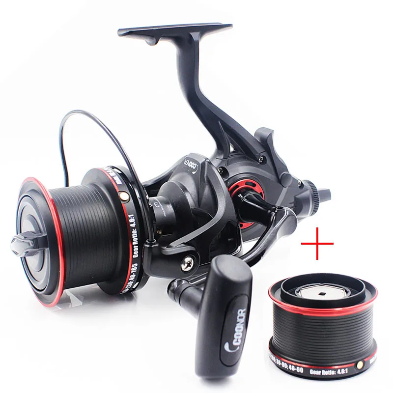 

Jetshark 12+1BB 9000+8000 Series Distant casting round All metal double line cup Spinning fishing reel bait caster