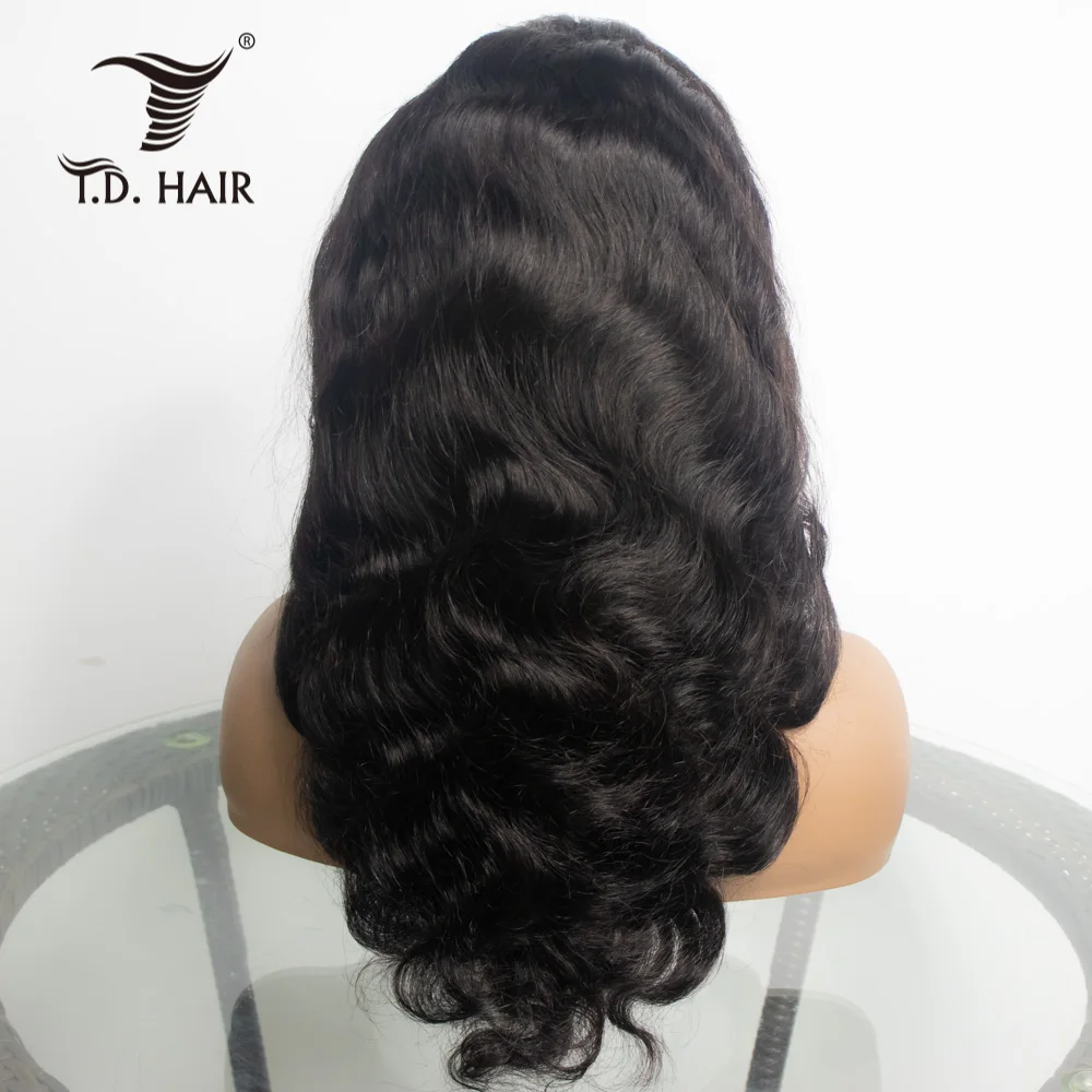 

Brazilian Body Wave Lace Frontal Wig Pre Plucked Huaman Hair Wigs 30 Inch Body Wave Lace Front Wig For Women 180%