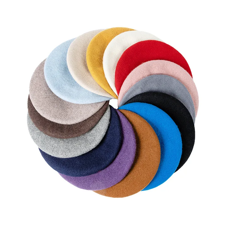

Luxury Australia 100% Wool Beret Hat Large Head Deluxe Winter Wool Beret