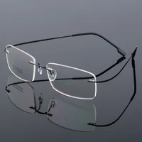 

rimless executive optical glasses beta titanium frame titan metal eyeglasses eye glasses frames for men