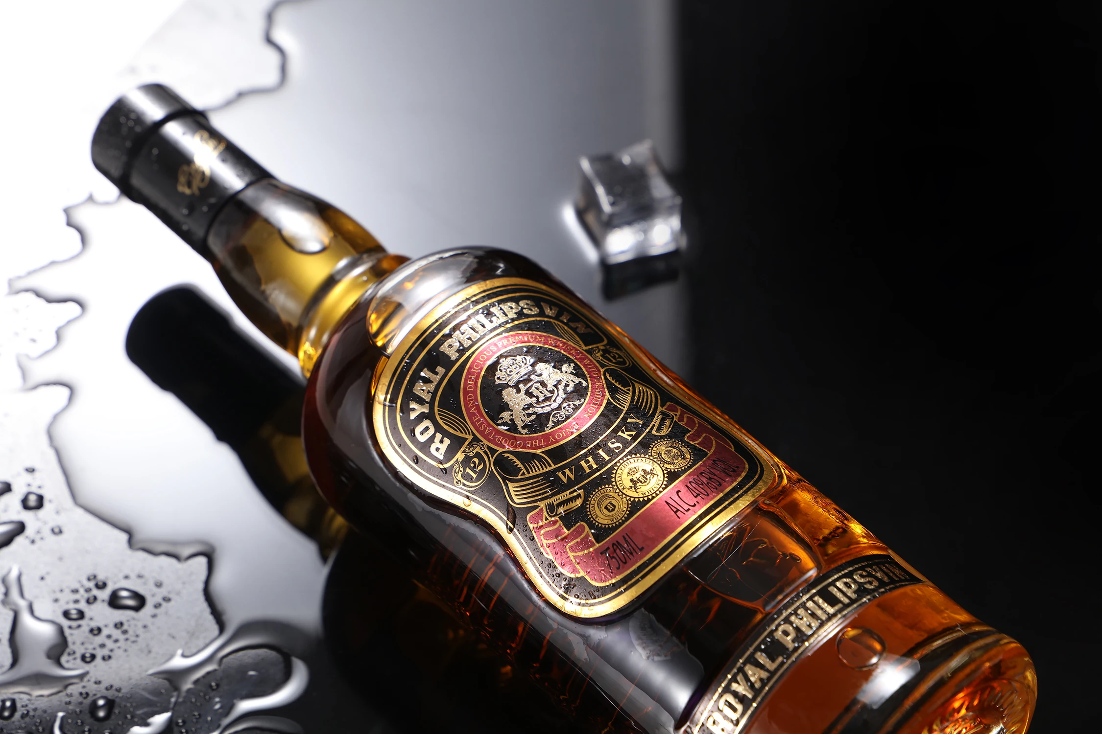 Square Vase Whisky Factory Smell Less Cheap Whisky Price Custom Label