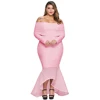 /product-detail/elegant-long-maxi-dresses-pink-plus-size-evening-dress-with-sleeves-62318662090.html