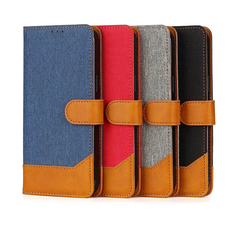 

Fashion Canvas Wallet Phone Case For Iphone 12 13 13 pro max Case Mobile Accessories Flip Phone Cover, Blue ,gray ,pink,black