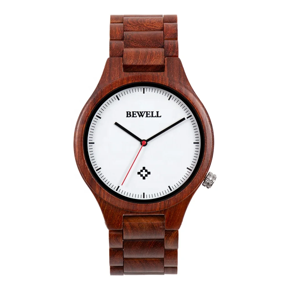 

Alibaba China wholesale bewell wooden watch made from wood cheap wristwatch for men