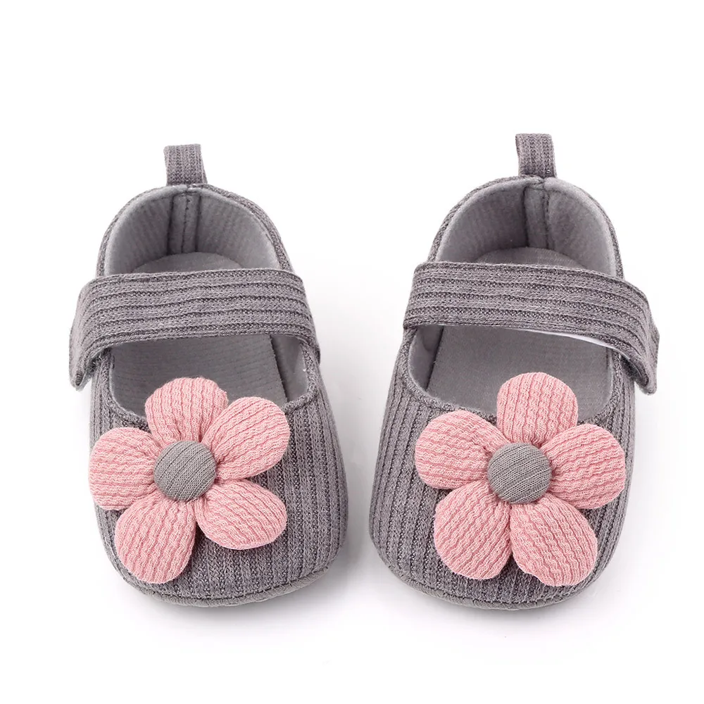 
design own oem branded hot selling 0-1 year princess floral wool baby girl shoes toddler 