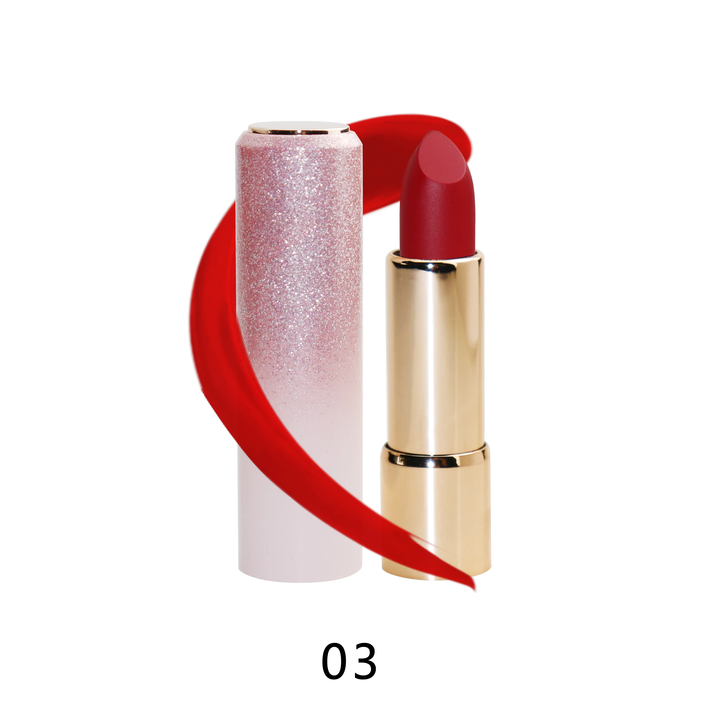 

OEM no logo makeup lipstick container pink lipstick wholesale, 8 colors