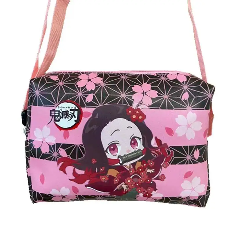 

Stock Japan Cartoon Demon Slayer Kimetsu No Yaiba Cosplay Anime Messenger Crossbody Shoulder Bag