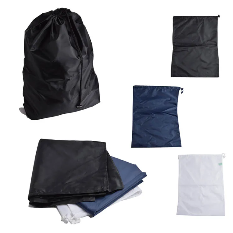 

Custom foldable laundry bag nylon drawstring bag, Any color from our color card