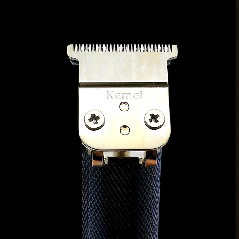 
Kemei 1971 Pro Li T-Outliner Skeleton Heavy Hitter Cordless Trimmer Men 0mm Baldheaded Hair Clipper Finish Electric Shavers 
