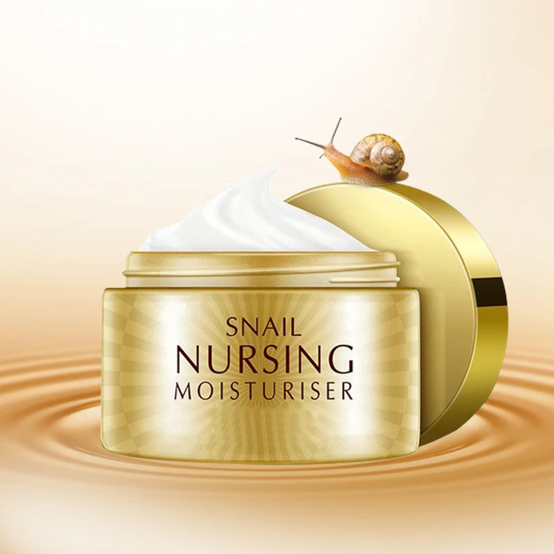 

Korea Nursing Moisturiser Fair White Beauty Extreme Cosmetic Skin Whitening Snail Facial Cream, Creamy yellow