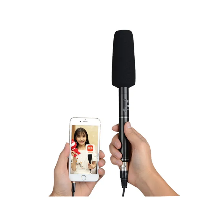 

New Shotgun Microphone For Camera/DSLR/Camcorder And Smartphone inverview, Black