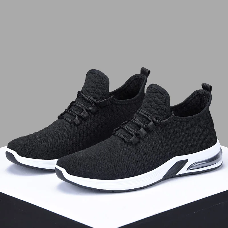 

New Arrival Fly Knitted Surface EVA Bottom Men Casual Shoes Casual Slip On Runner,Soft Running Shoes For Men