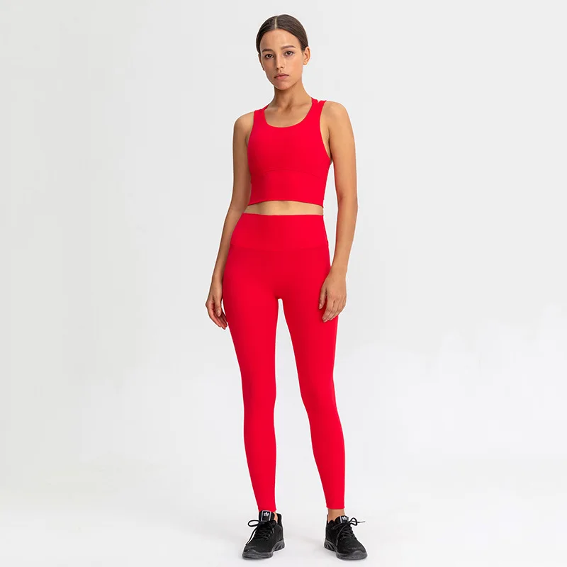 

Wholesale Women Exercise Running Two Piece Outfits Custom Activewear Sets Fitness Yoga Sets, Picture