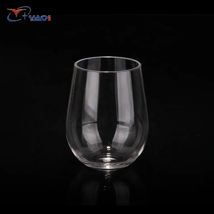 
China manufacturer wholesale disposable Parties Weddings Used Clear Plastic Wine Glass 