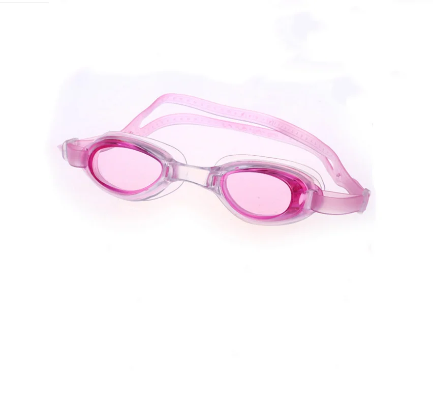 

Wholesale nice price Pink Color Anti-Fog professional waterproof pvc pool swimming glasses