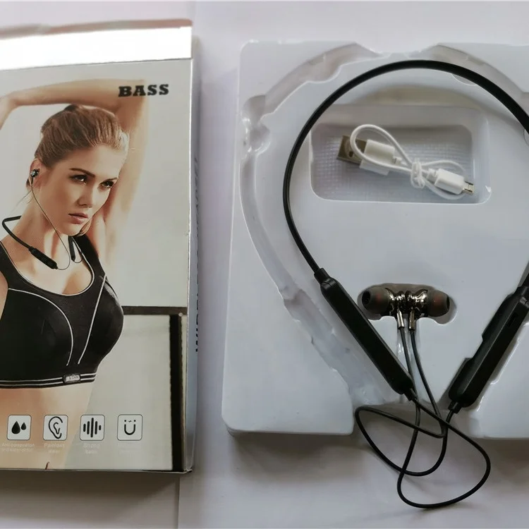 

2021 New Arrival Gym Sports Running Magnetic Neckband V5.0 Wireless earphone Headset