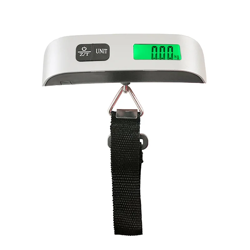 50kg/110lb Digital Electronic Luggage Scale Portable Suitcase Scale Handled Travel  Bag Weighting Fish Hook Hanging Scale - Buy 110lb/50kg Lcd Luggage Scale  Electronic Digital Portable Suitcase Travel Scale Weighs Baggage Bag Hanging