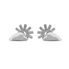 Fashion 2019 cute cloudy sun shape silver 925 stud earring