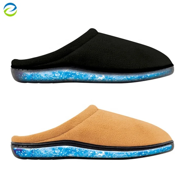 

Comfort Gel Silicone Slippers for Winter/Summer, Black/brown miracle slipper