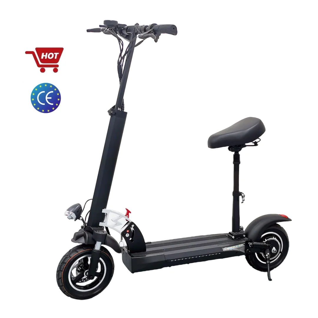 

10 Inch Big Wheel Folding Electric Scooter 48V 800W 40-50Kmh Long Range 50-60Km Adult Scooter Electric Scooter And Bike For Kids