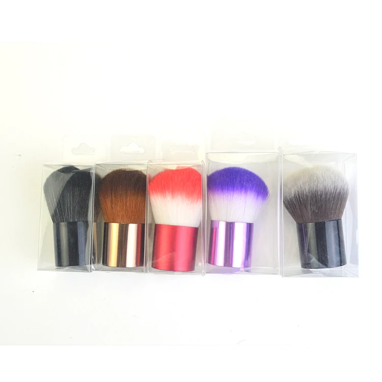 
Shiny colour black gold blue purple foundation brush kabuki makeup brushes single 