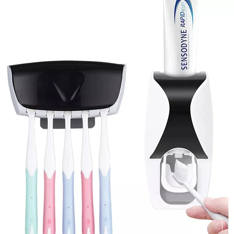 

Tooth Brush Holder Bathroom Accessories Set Toothbrush Holder Makeup Brush Holder Toilet Wall Mounted