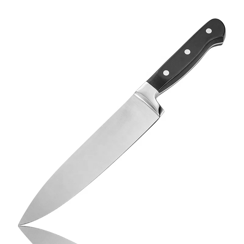 

Yangjiang factory 8 inch full tang forged stainless steel chef kitchen knife with 430+ABS handle